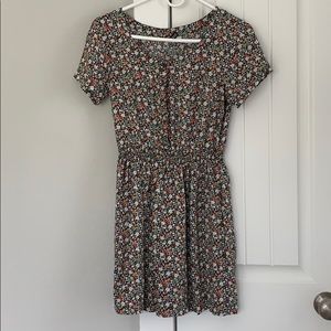 Divergent Button Up Dress